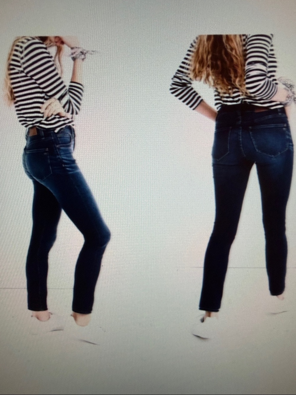 Madewell Dark Blue Women's Alley Straight Skinny Jeans 26 ankle length